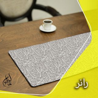 رانر مخمل لمینت دار (مخمل کوبیده) ایران خاتون طرح سنتی کد 91